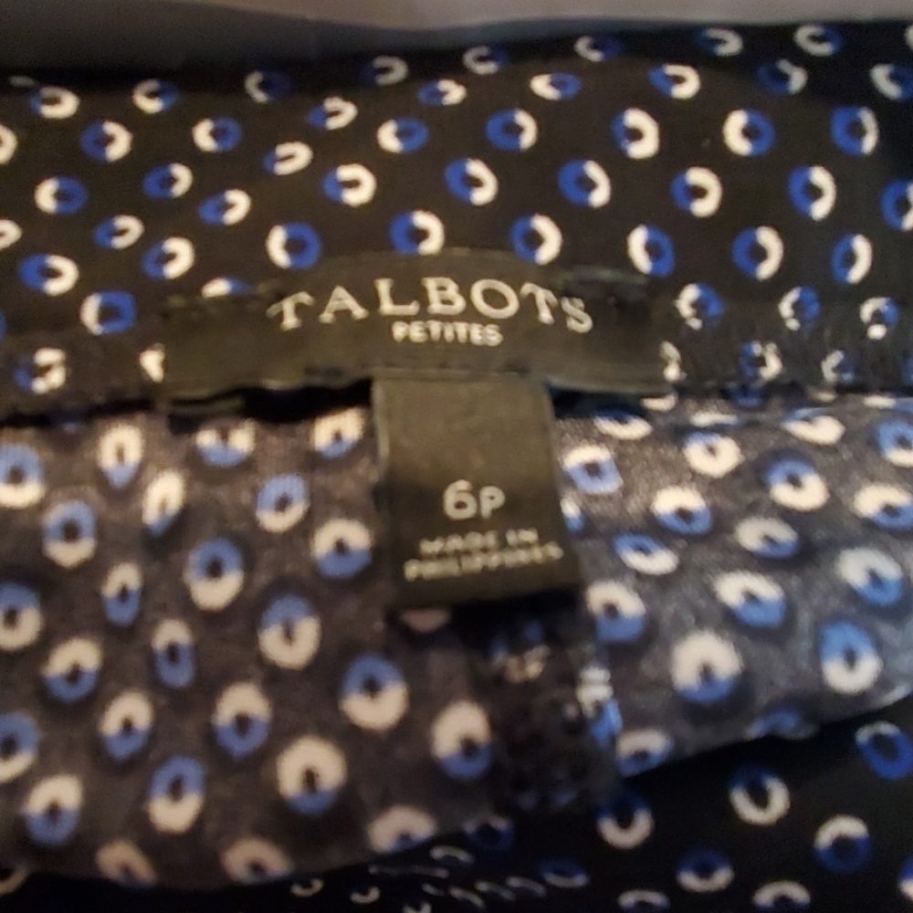 Talbots knee length a-line skirt 4P - Picture 3 of 3